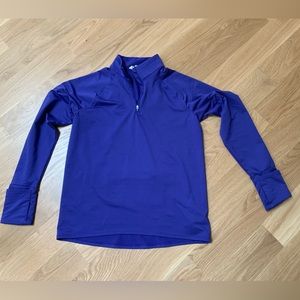 Athleta whistler half zip purple